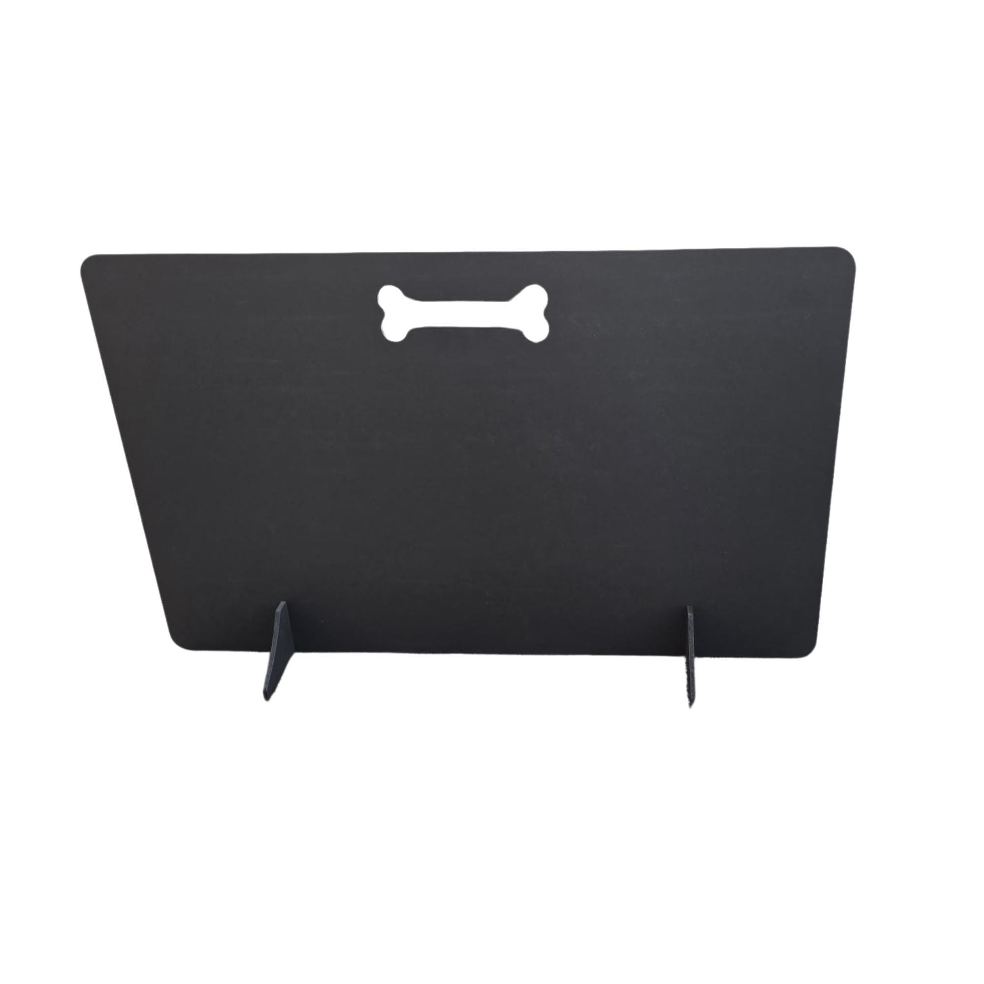 Black Wooden Dog Barrier: Portable Stair Safety Gate