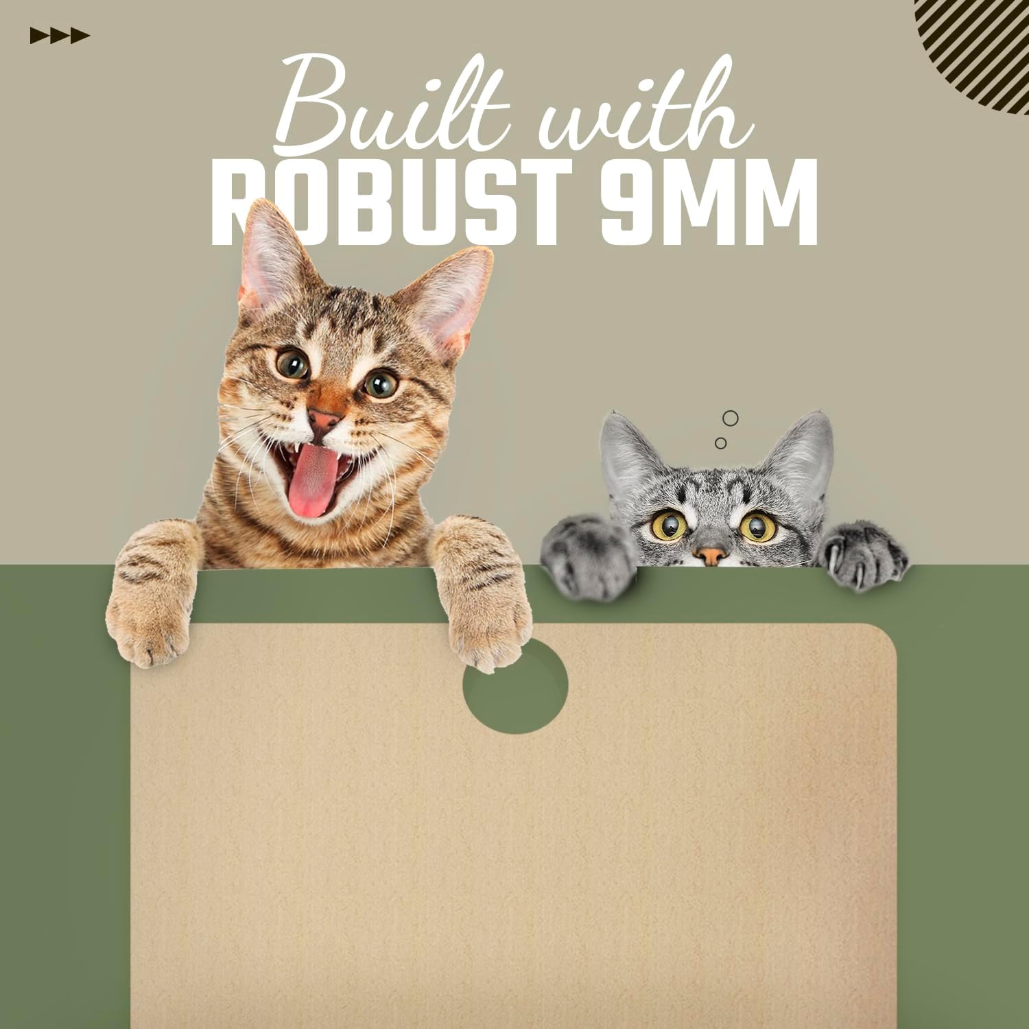 Freestanding Dog Stopper - Wooden Dog Barrier for Home, Stairs, and Doorways