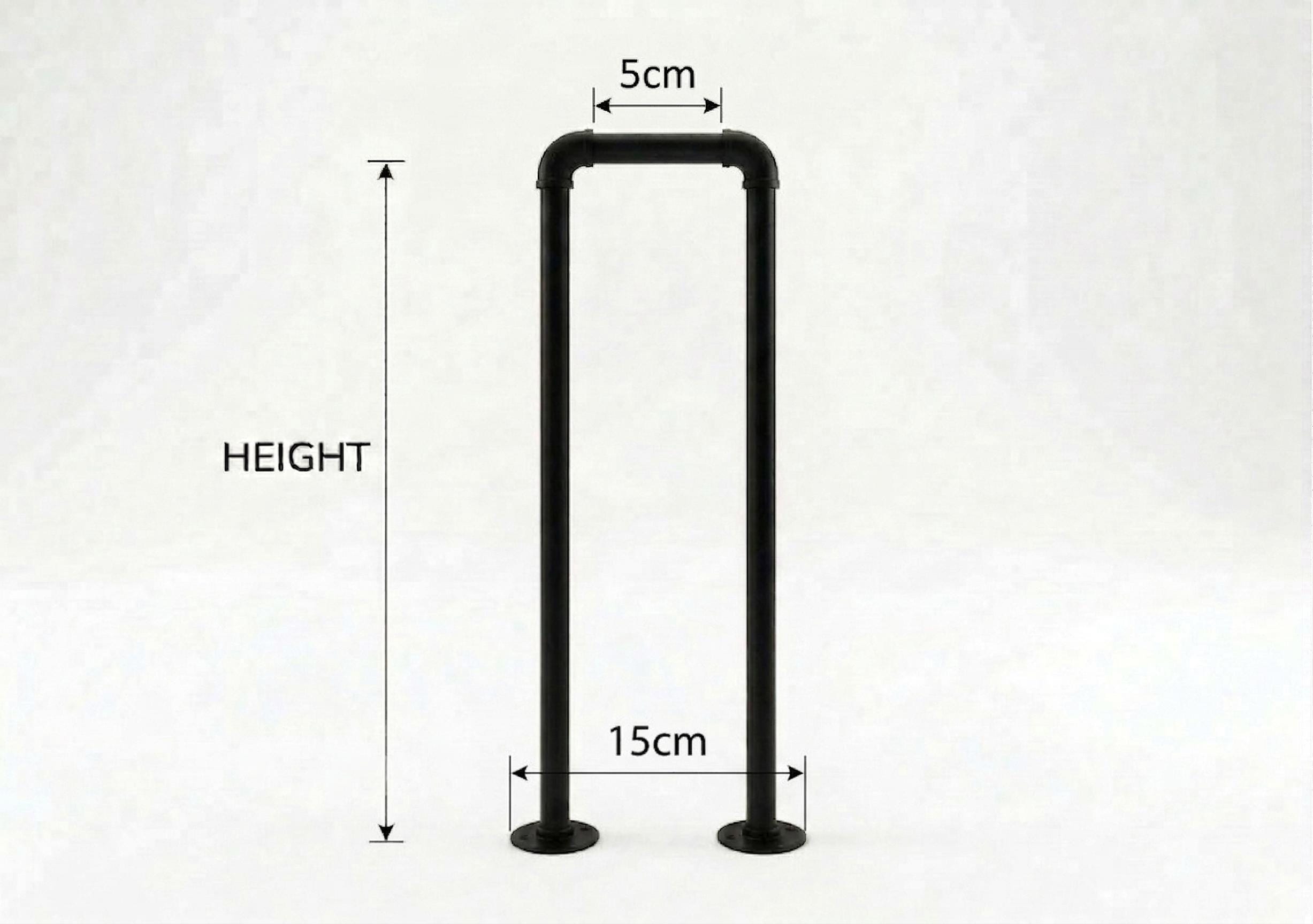 Industrial Stair Barrier – Heavy Duty Metal Guard Rail