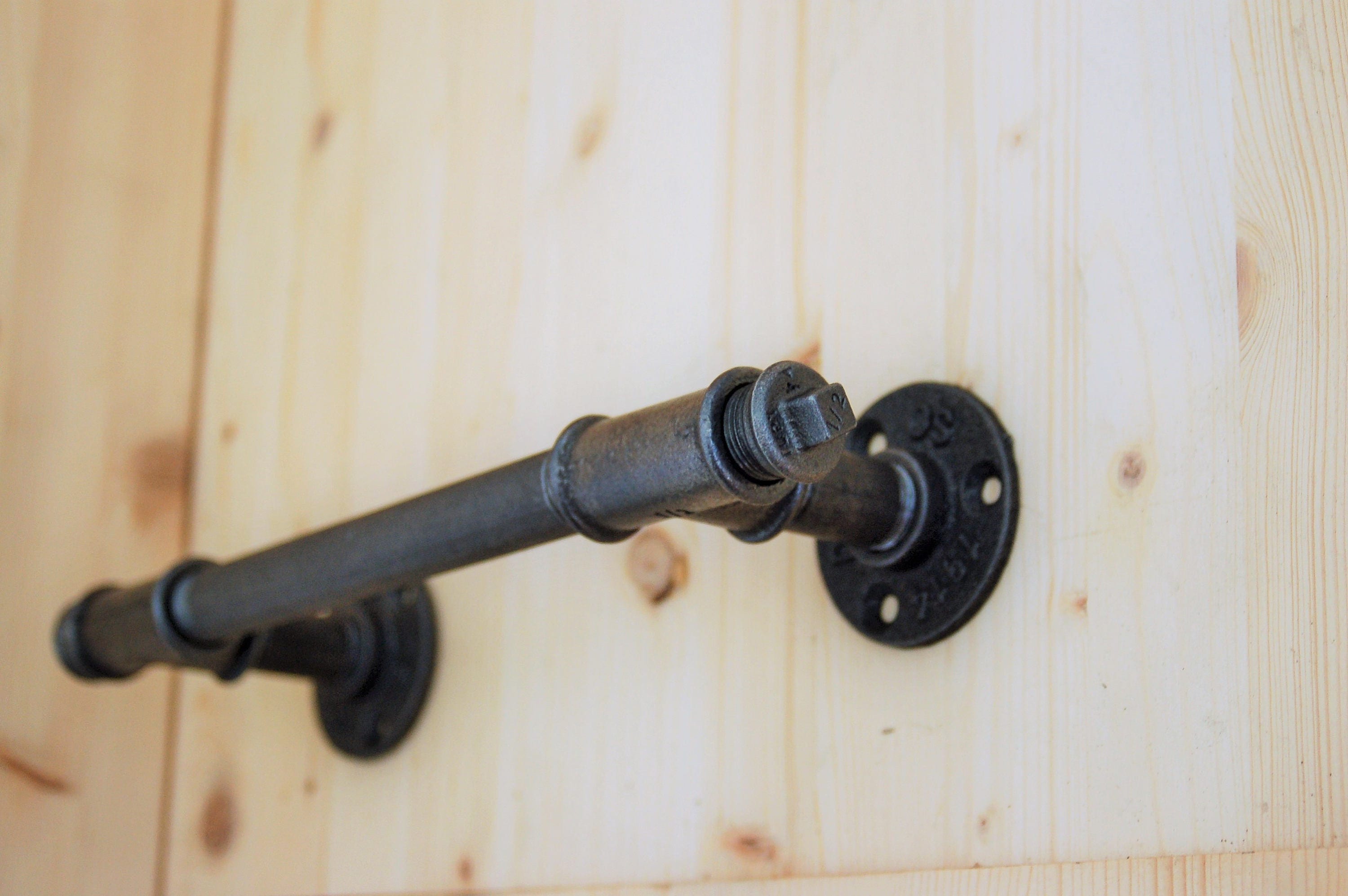 Glow Industrial Pair Pipe Door Handle