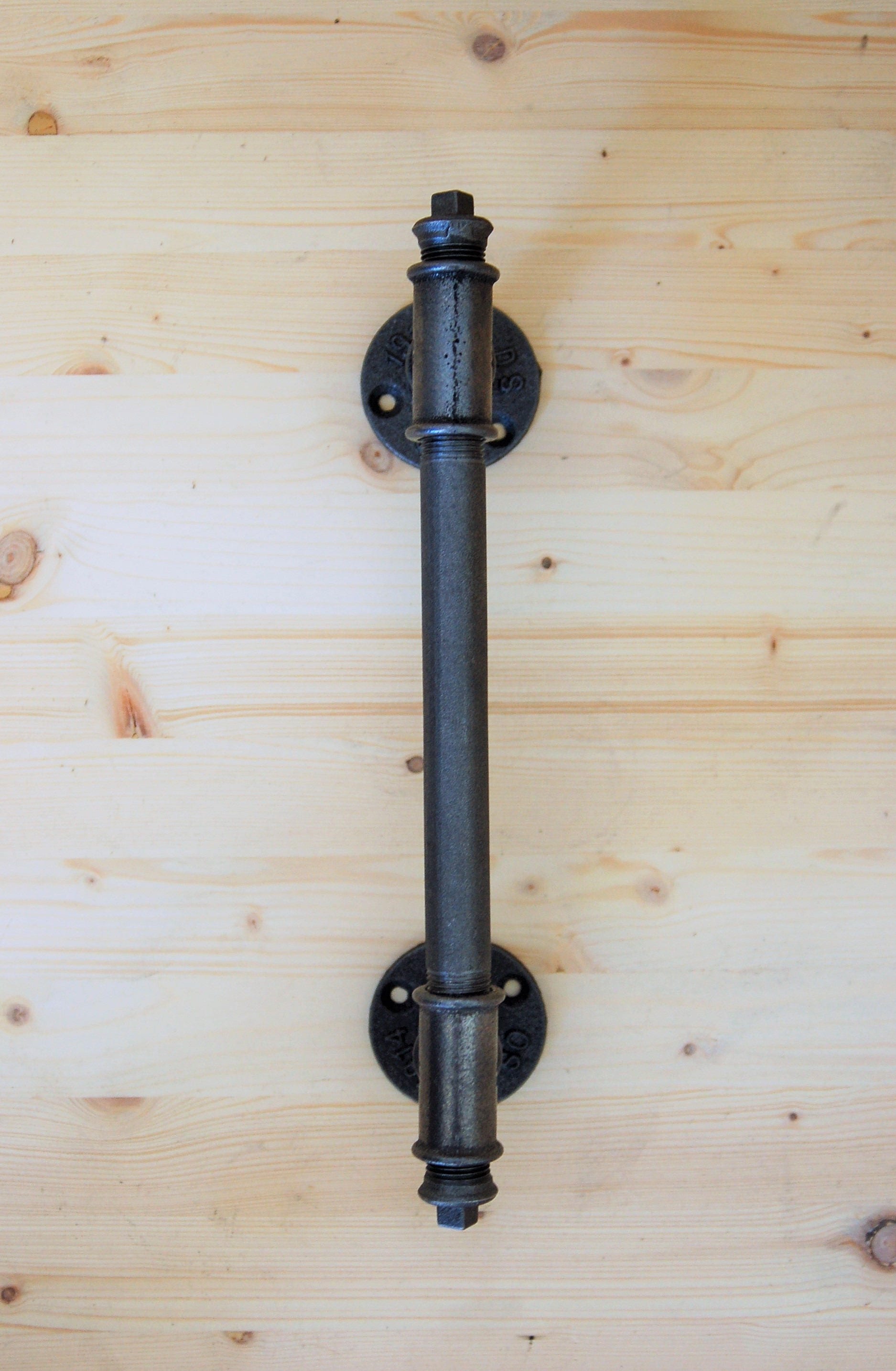 Glow Industrial Pair Pipe Door Handle