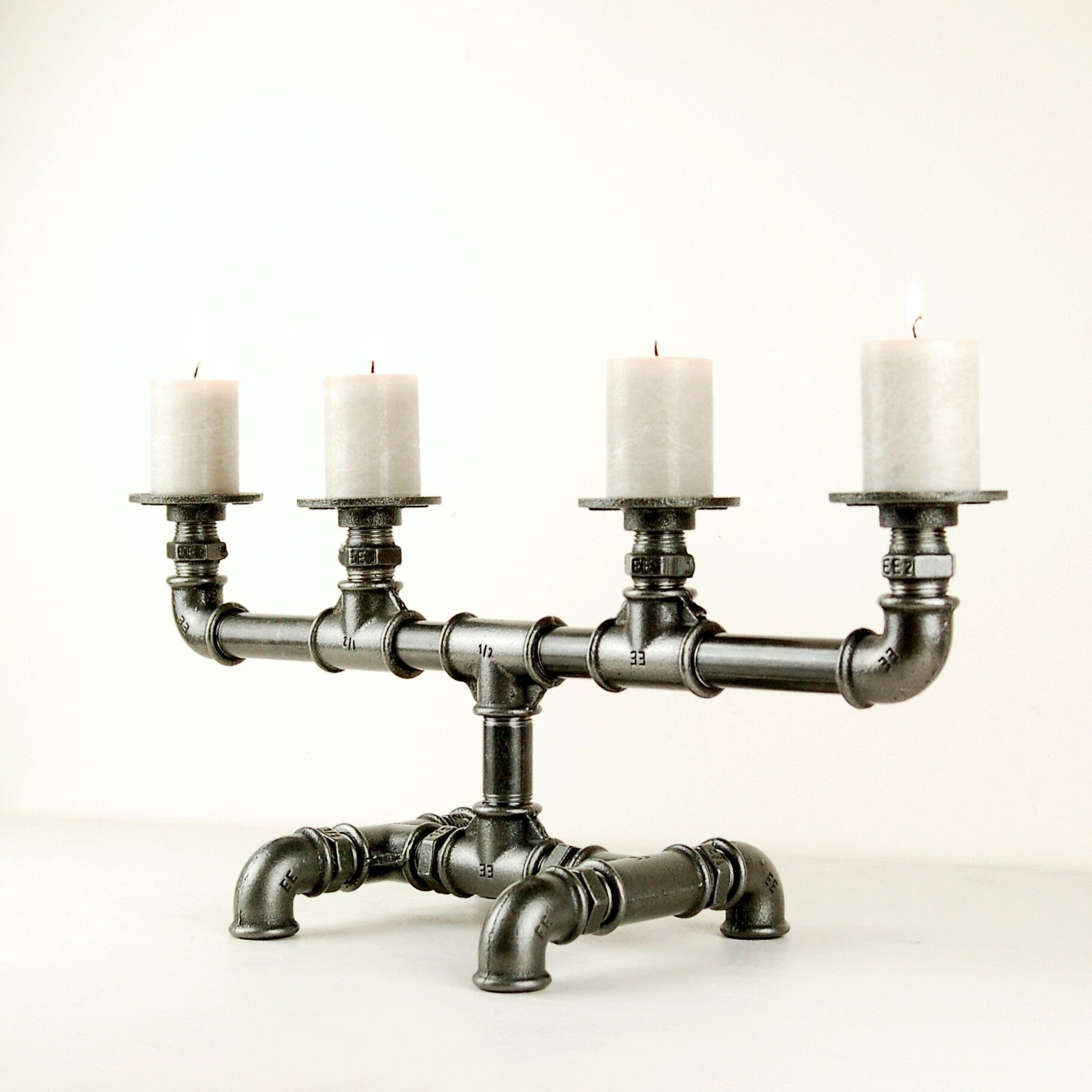 Candle Holder with a candle plate, showcasing its elegant and sophisticated design