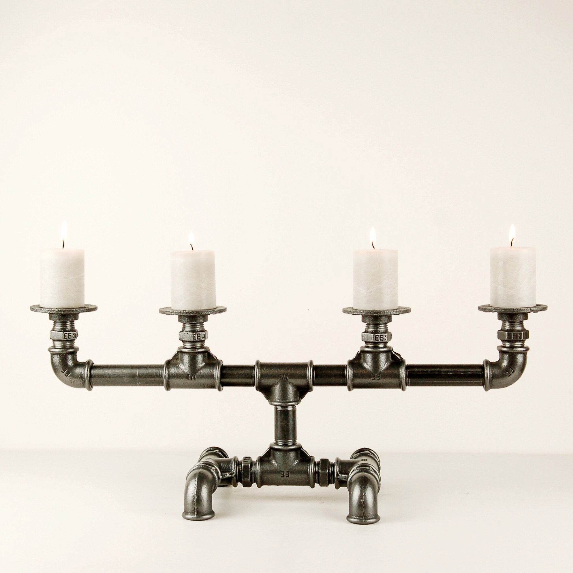 Candle Holder with a candle plate, showcasing its elegant and sophisticated design