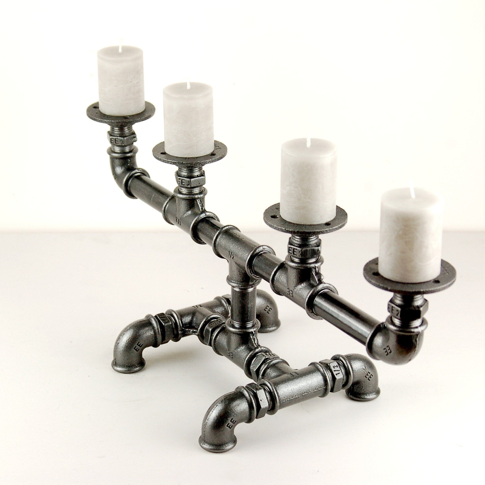 Candle Holder with a candle plate, showcasing its elegant and sophisticated design