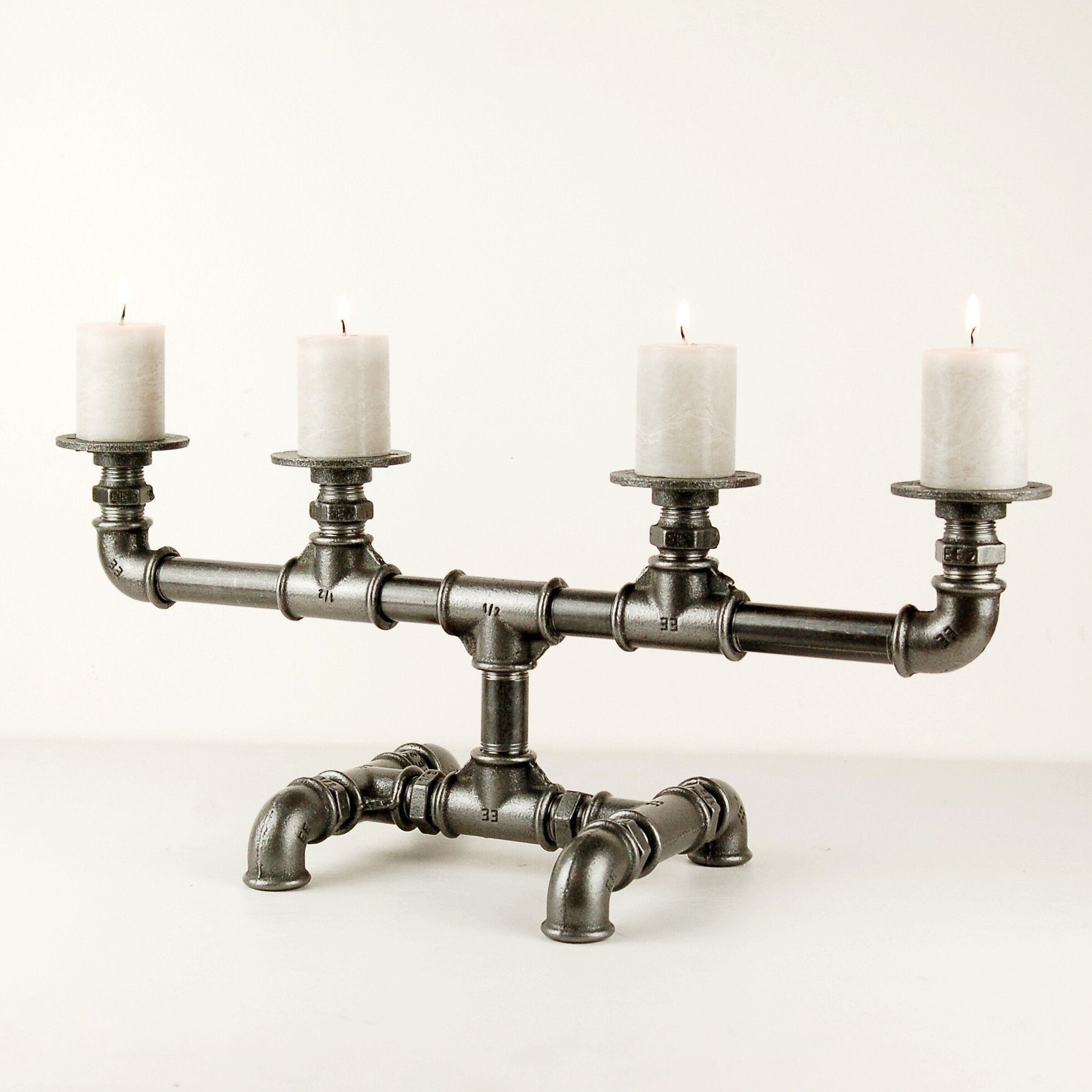 Candle Holder with a candle plate, showcasing its elegant and sophisticated design