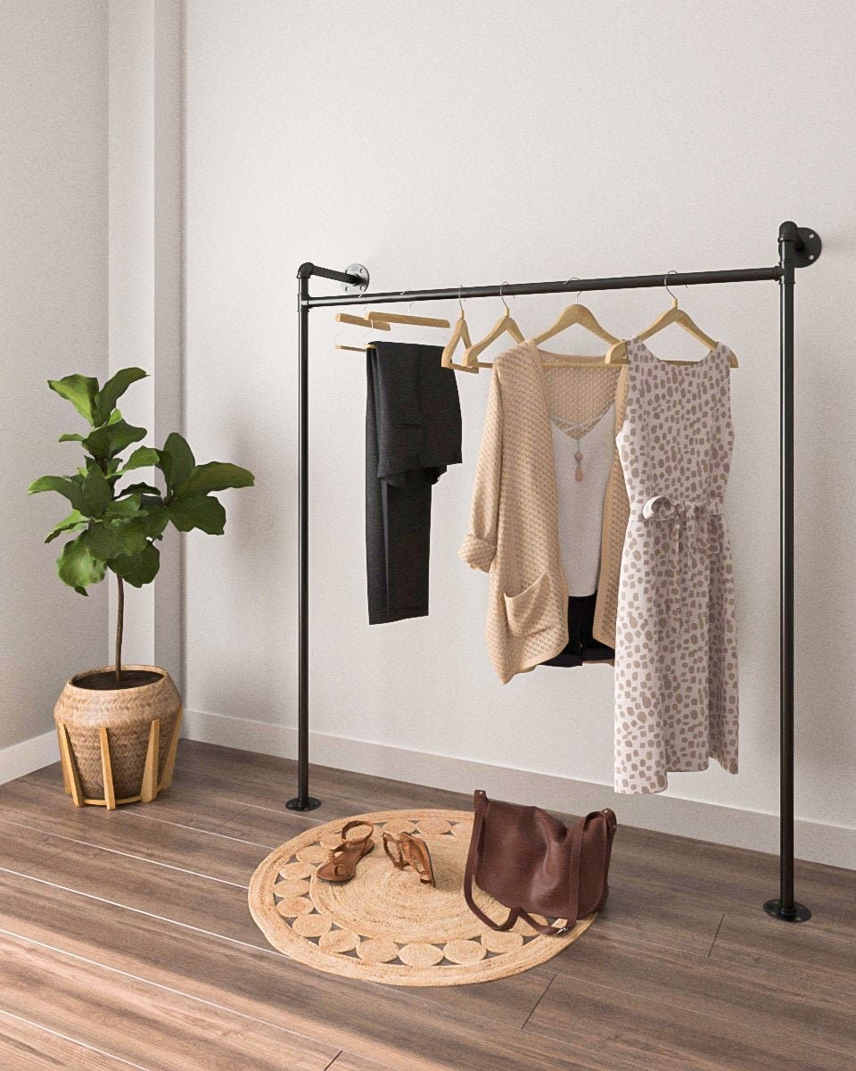 Walk-In Wardrobe System Clothes Racking, a comprehensive and versatile storage solution for clothing organization