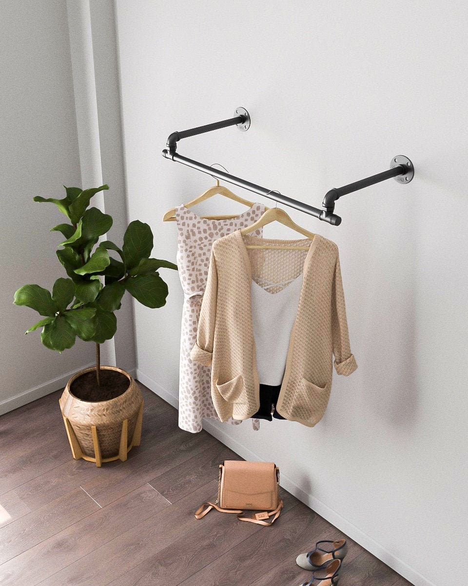 Seu Vintage Clothes Rail Detachable