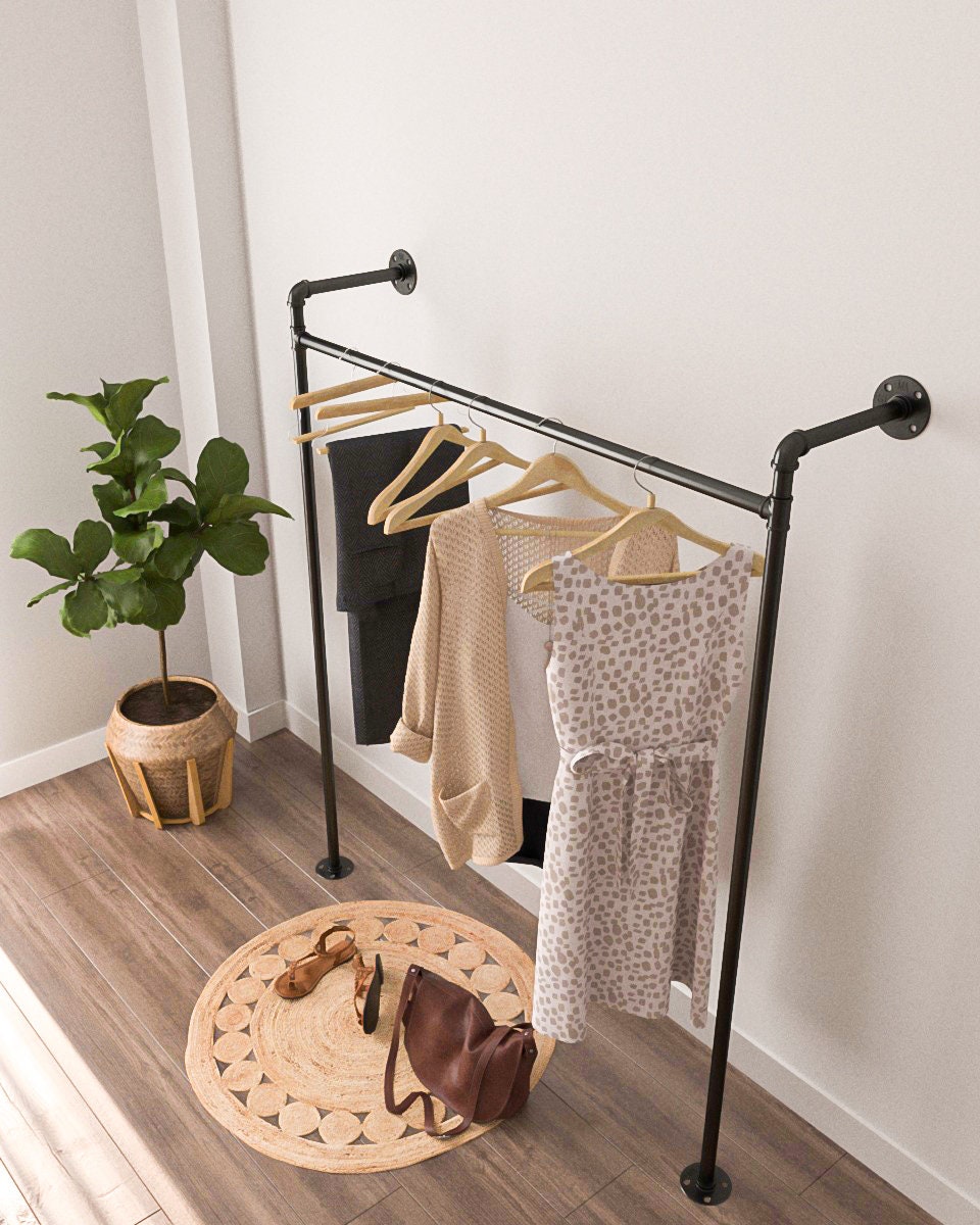 Celku Wall Mounted Walk-In Wardrobe System Clothes Racking