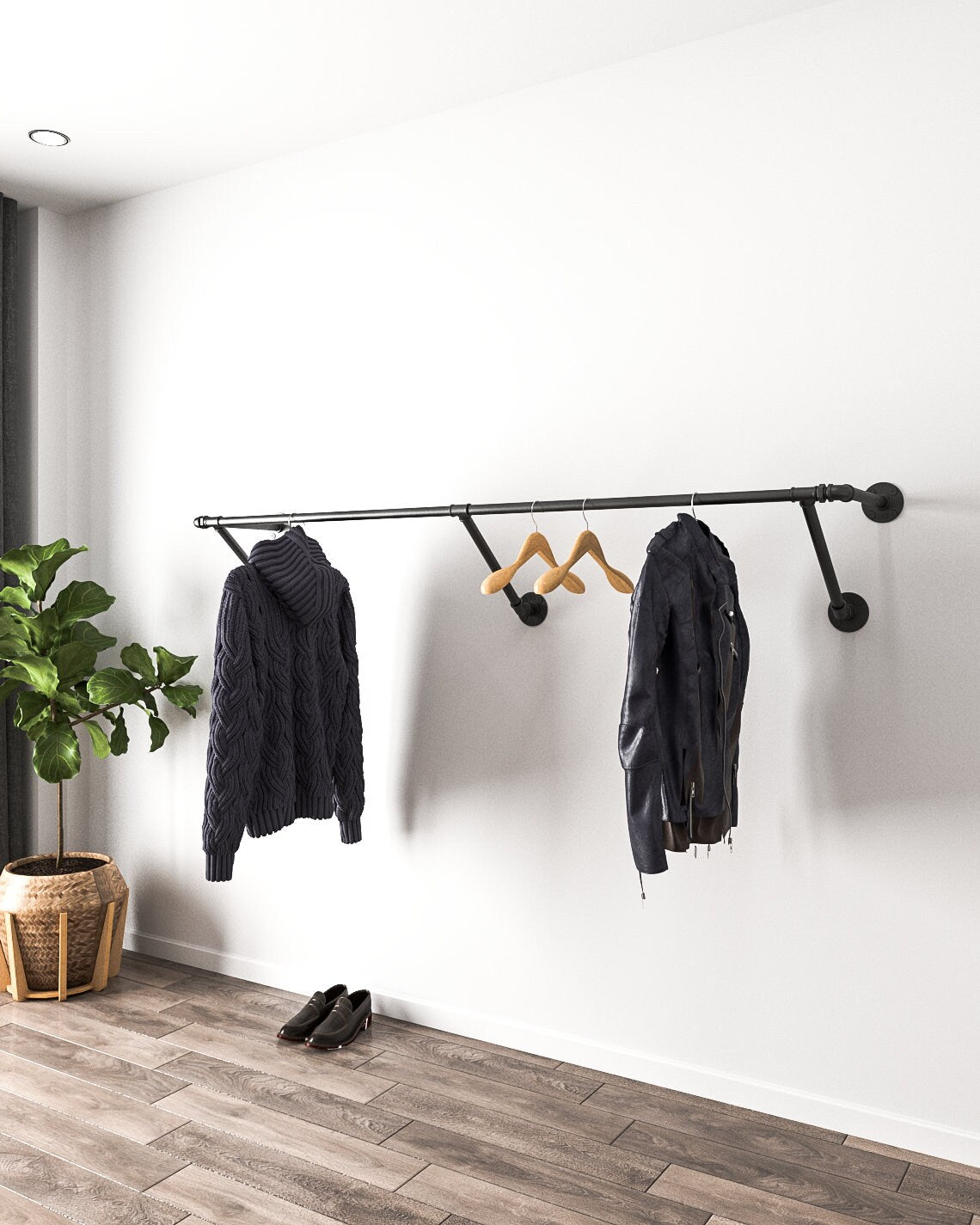 Pipe Clothes Rack Heavy-Duty clothes Storage