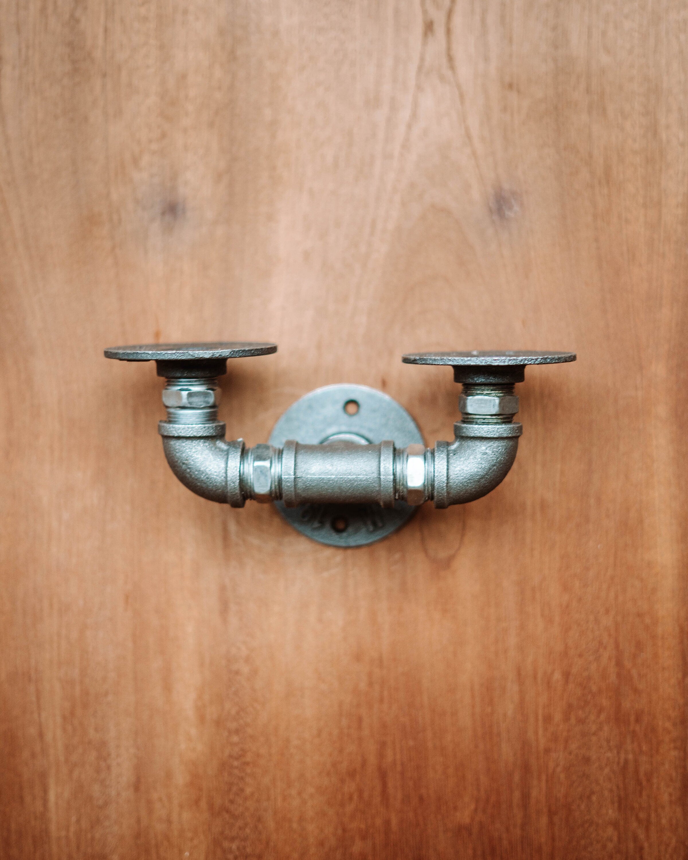 Pipe Wall Mounted Candle Holder