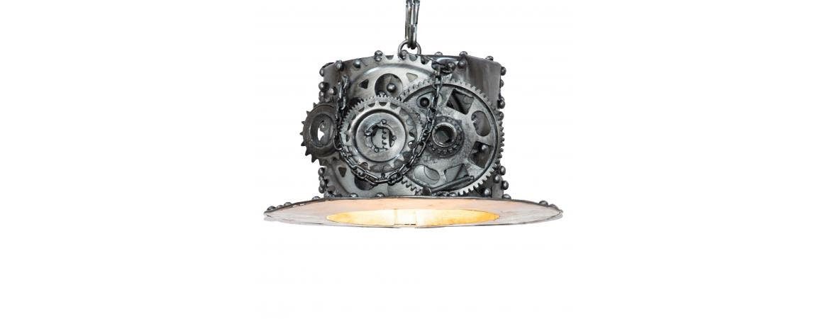 Industrial Top Hat Ceiling Light