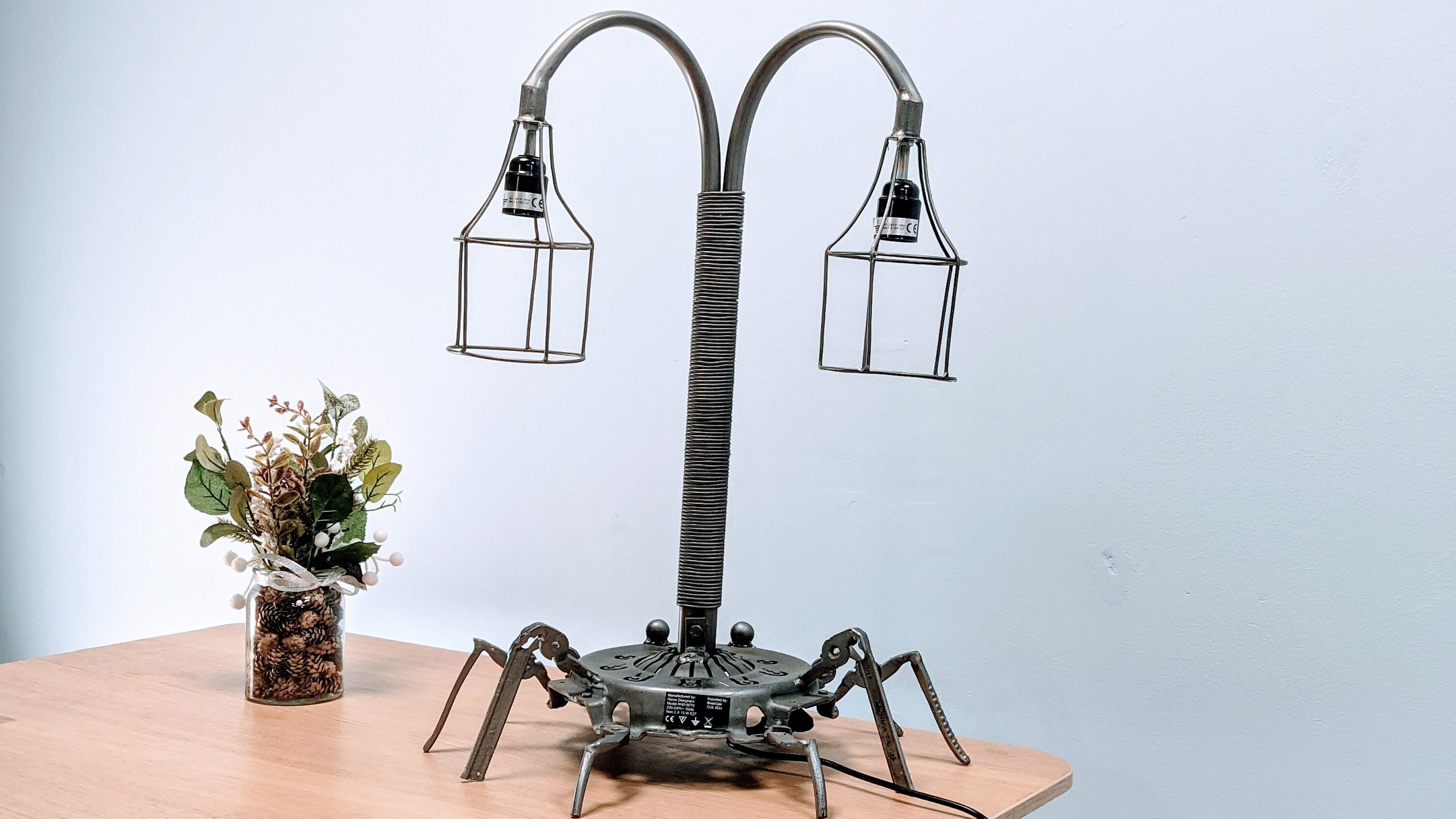 Stylish Side Table Lamp, a versatile industrial light for any room.