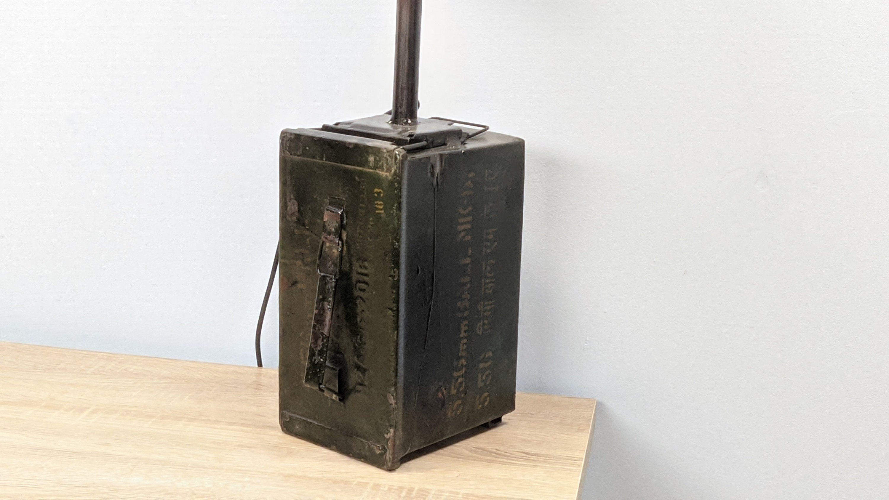 Side Table Lamp with industrial flair, perfect as a stylish table light