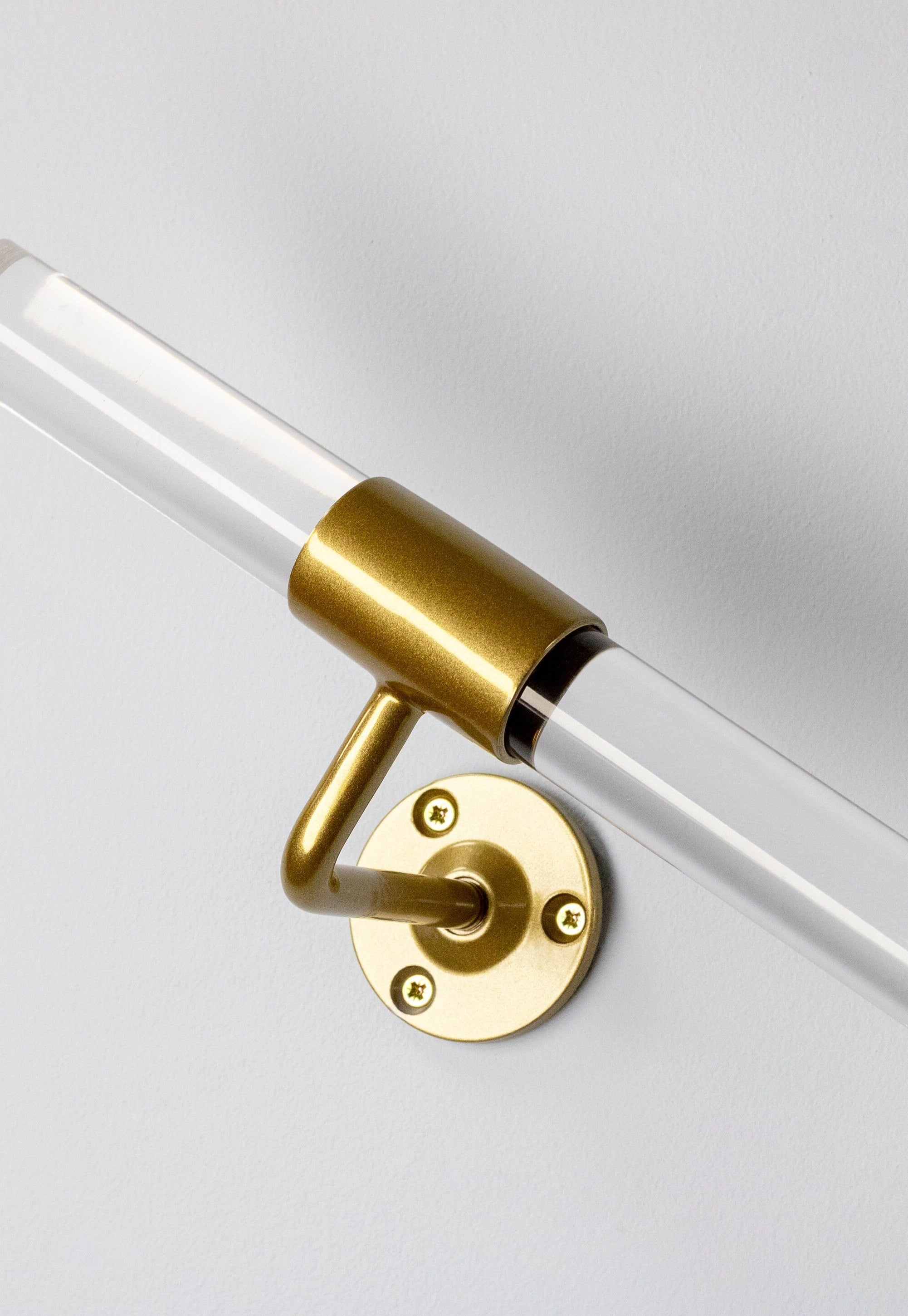 Lucite Staircase Rail Made