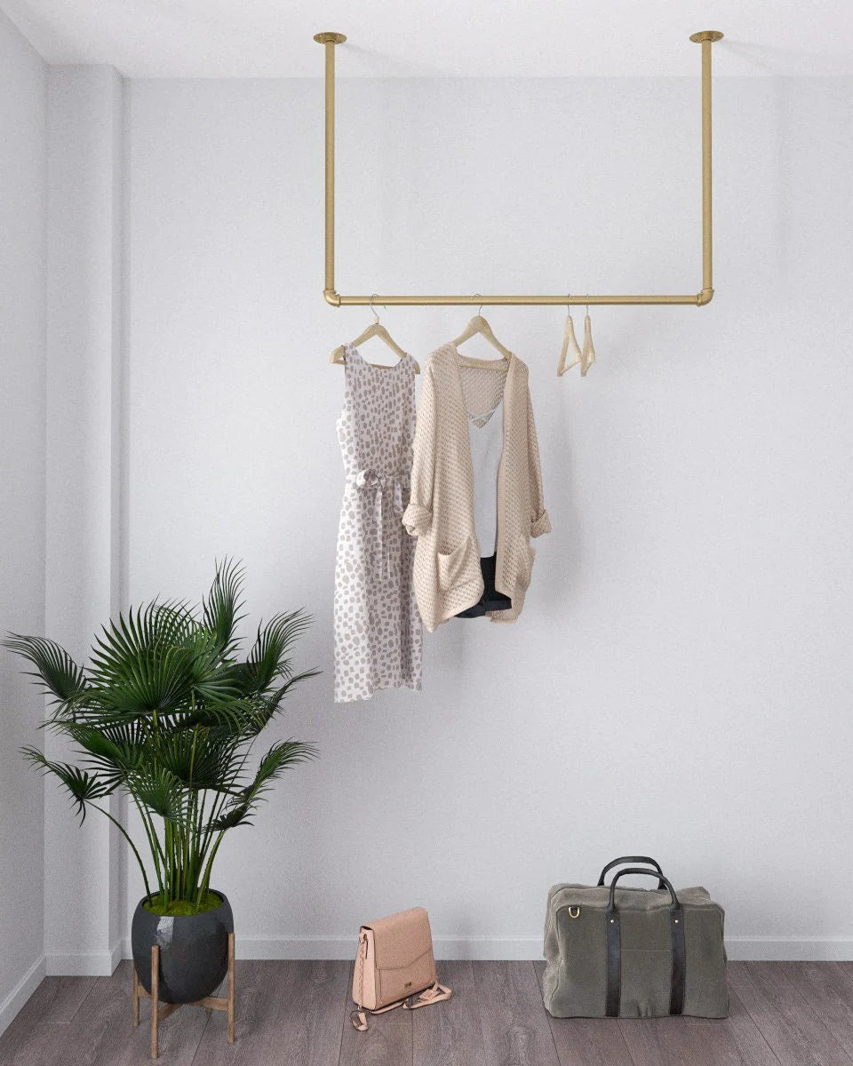Ceiling Pipe Racks: Clothes Storage Solutions for Retail & Home ...