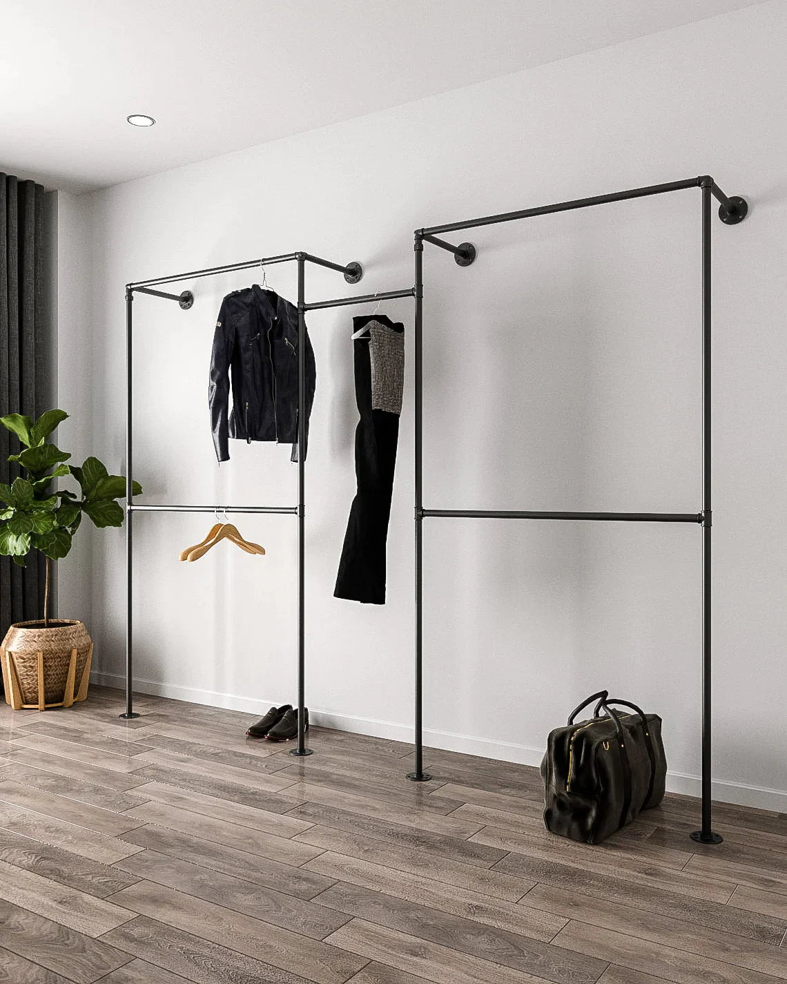 pipe Clothes storage rack