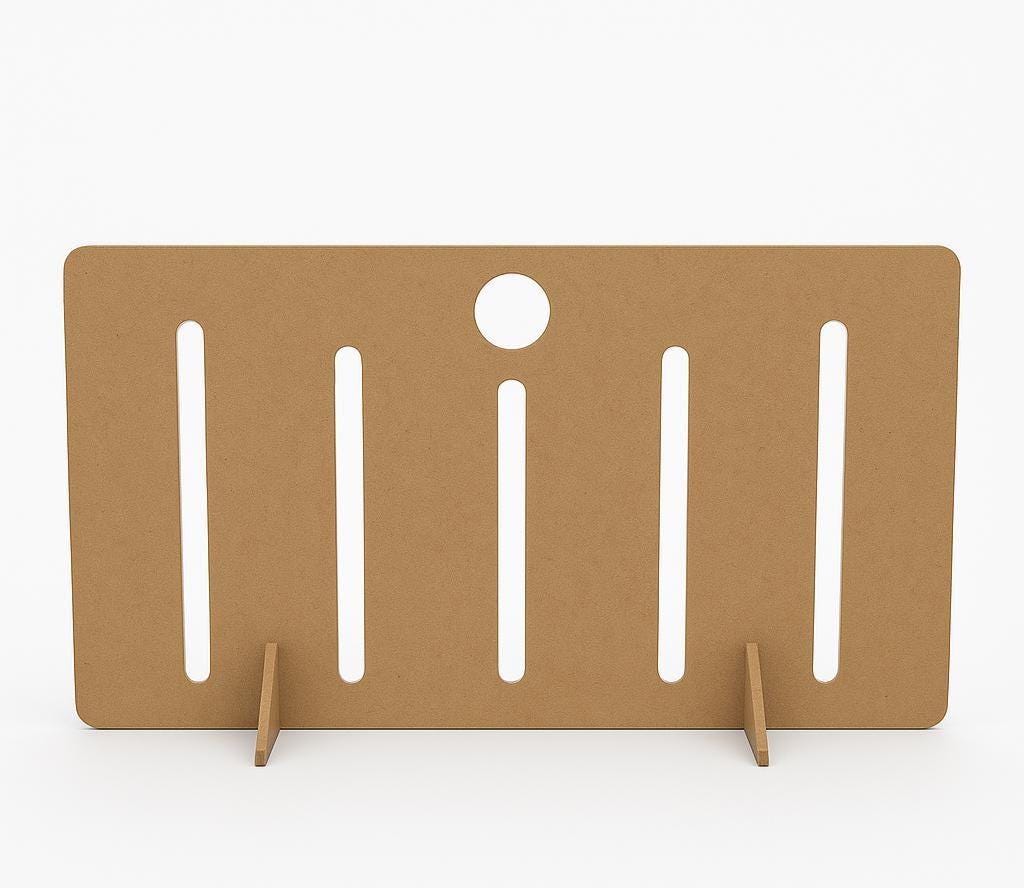 DOG BARRIER GATE - Portable Wooden Stopper for Stairs