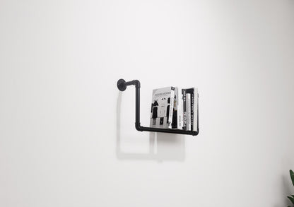 Wall Mounted Bookshelf - Pipe Design  Custom Made