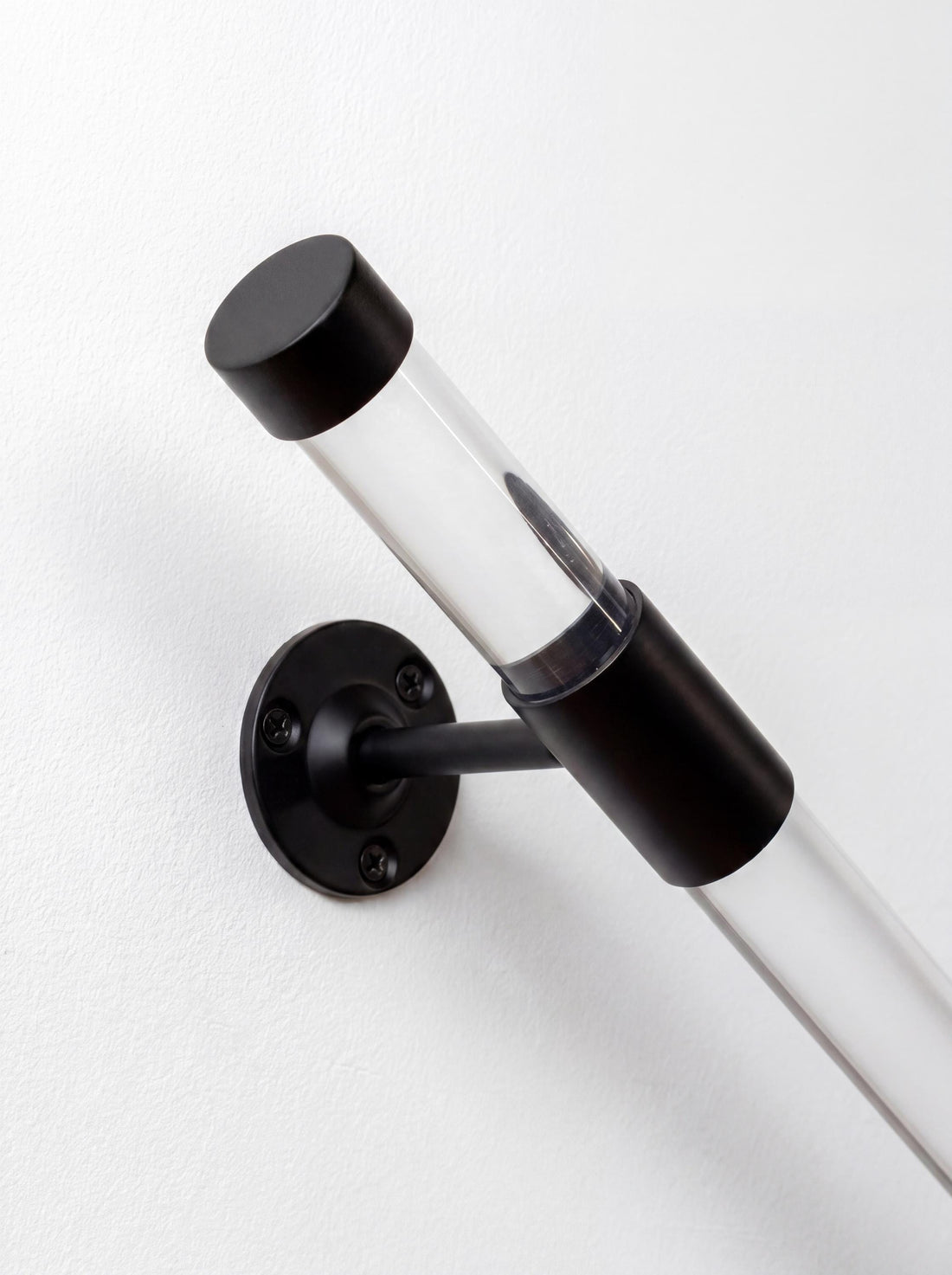 Custom Lucite Handrail Kit – Clear Acrylic Stair Rail