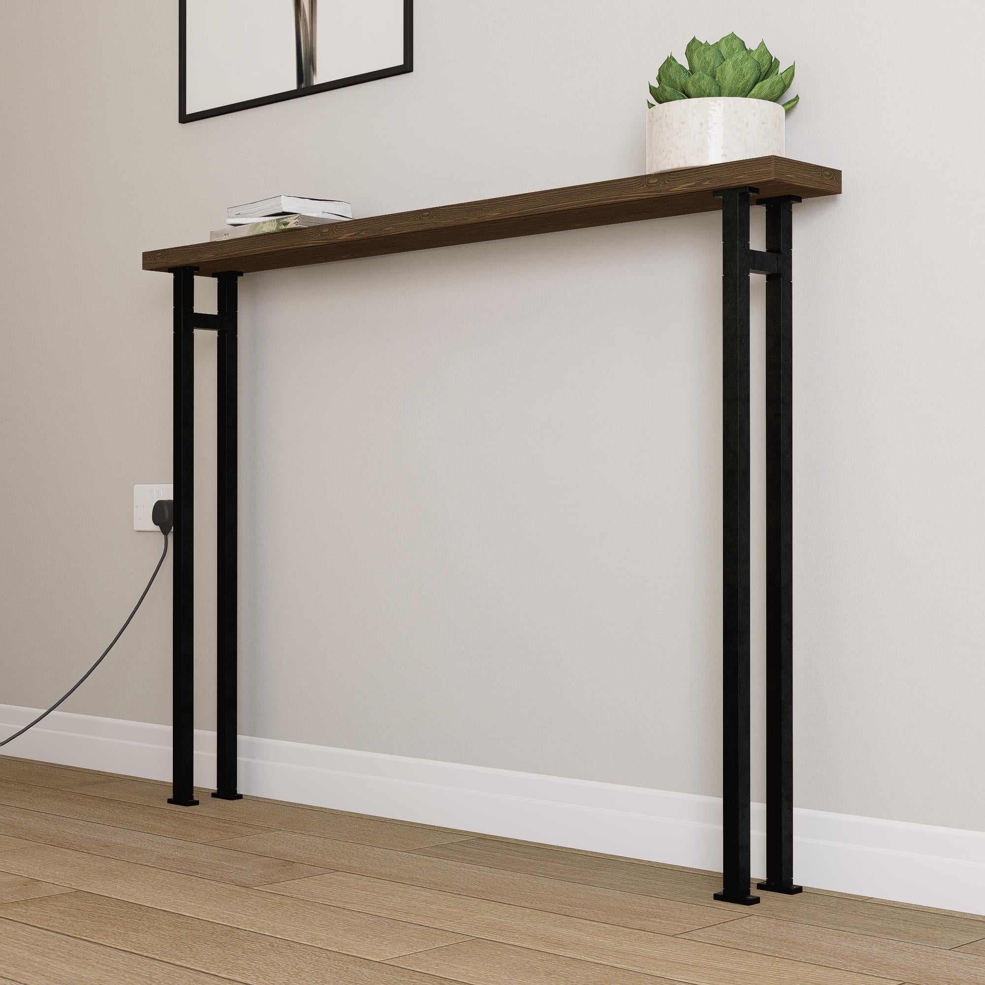 Rustic Wood Console Table – Entryway & Living Room