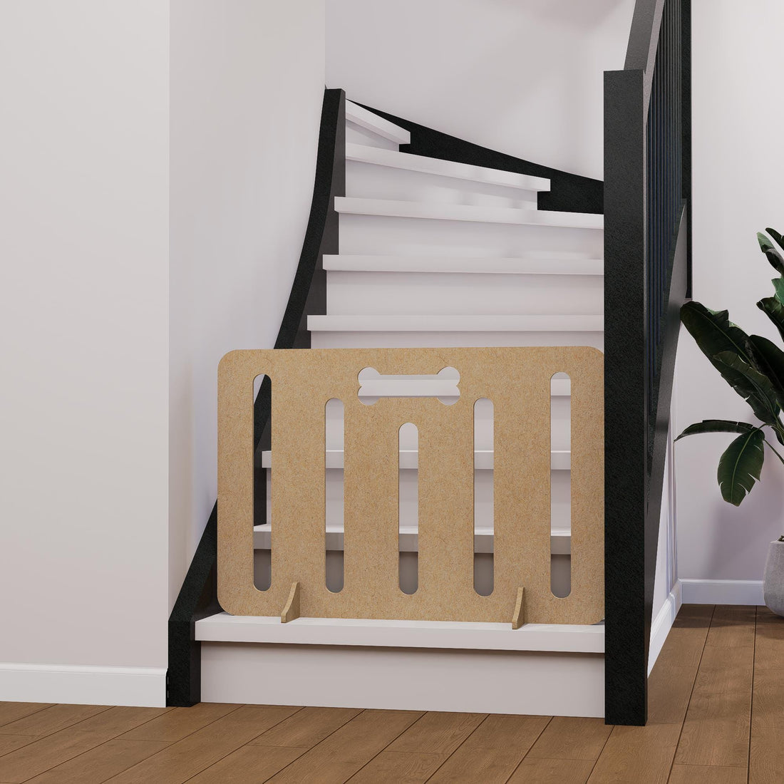 Dog &amp; Sausage Stopper – Personalised Stair Gate