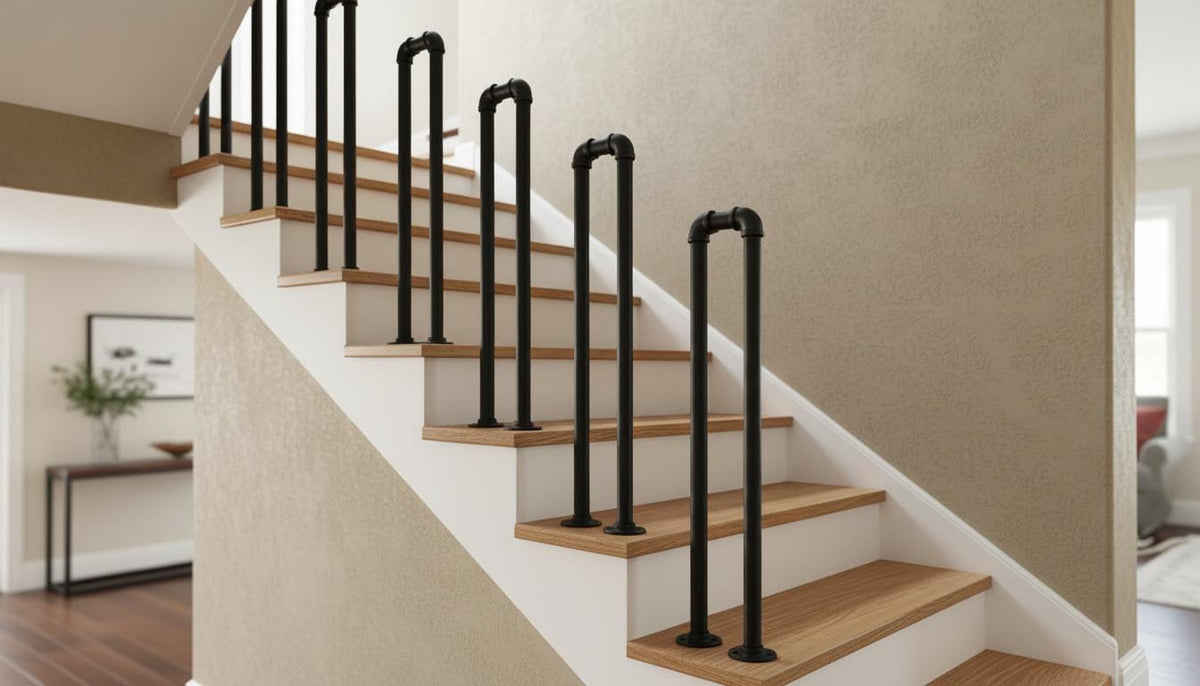 Black Steel Stair Rail |
