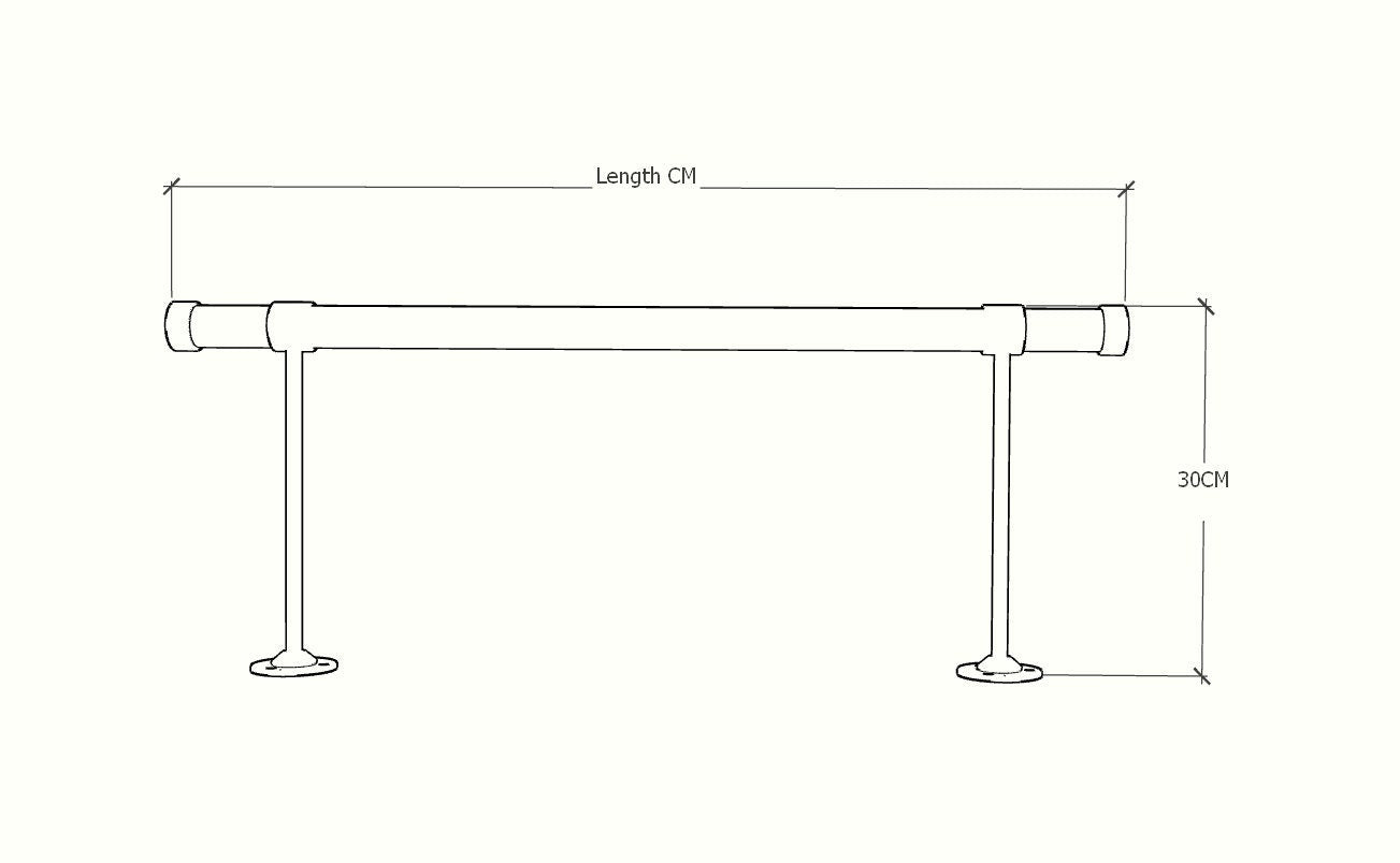 Customizable Lucite Wall Mounted Clothes Rack | Modern Wardrobe Minimalistic design.