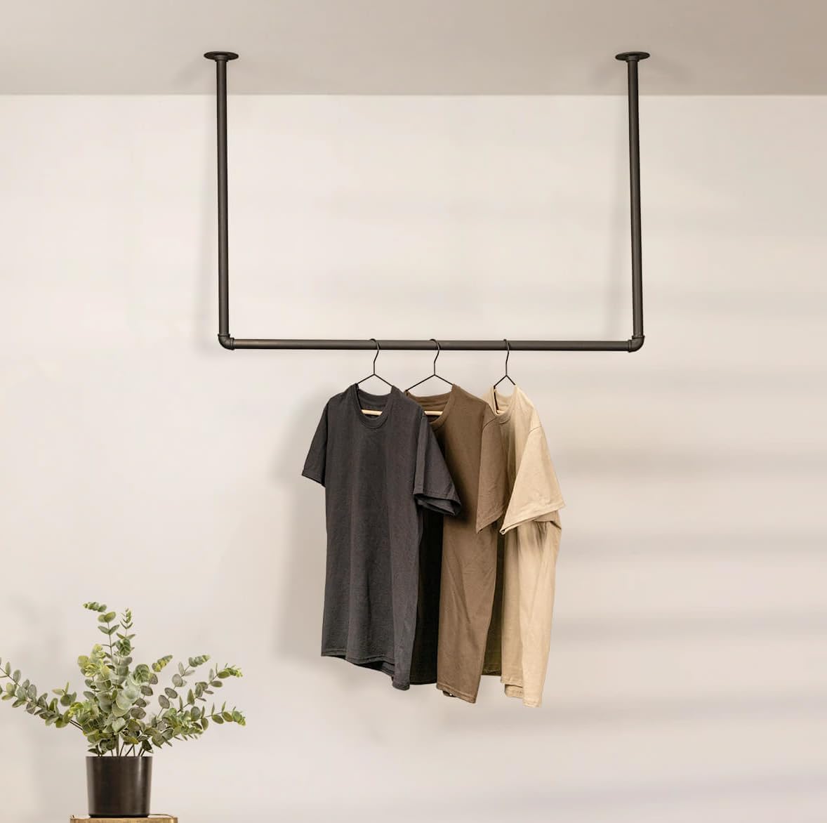 Hangers Industrial Design Clothes Rail for Ceiling