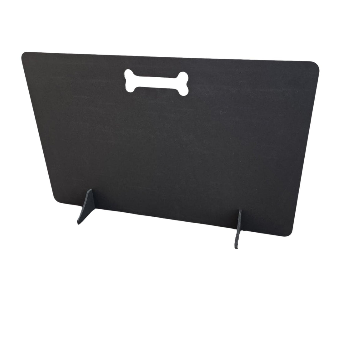 Black Wooden Dog Barrier: Portable Stair Safety Gate