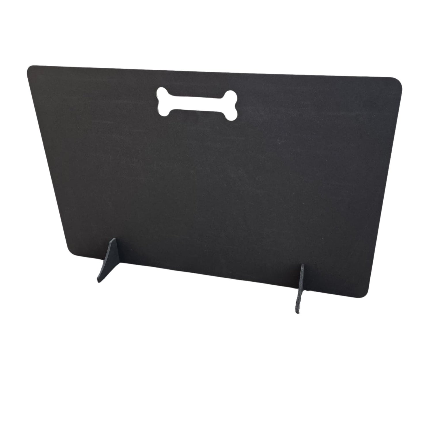 Black Wooden Dog Barrier: Portable Stair Safety Gate