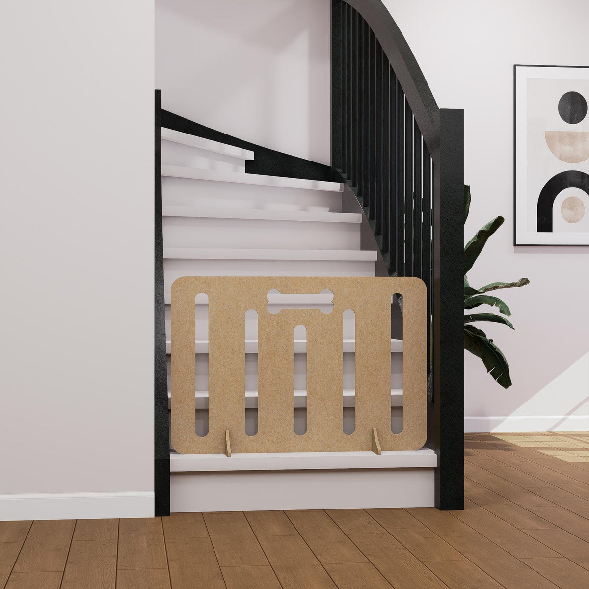 Dog & Sausage Stopper – Personalised Stair Gate