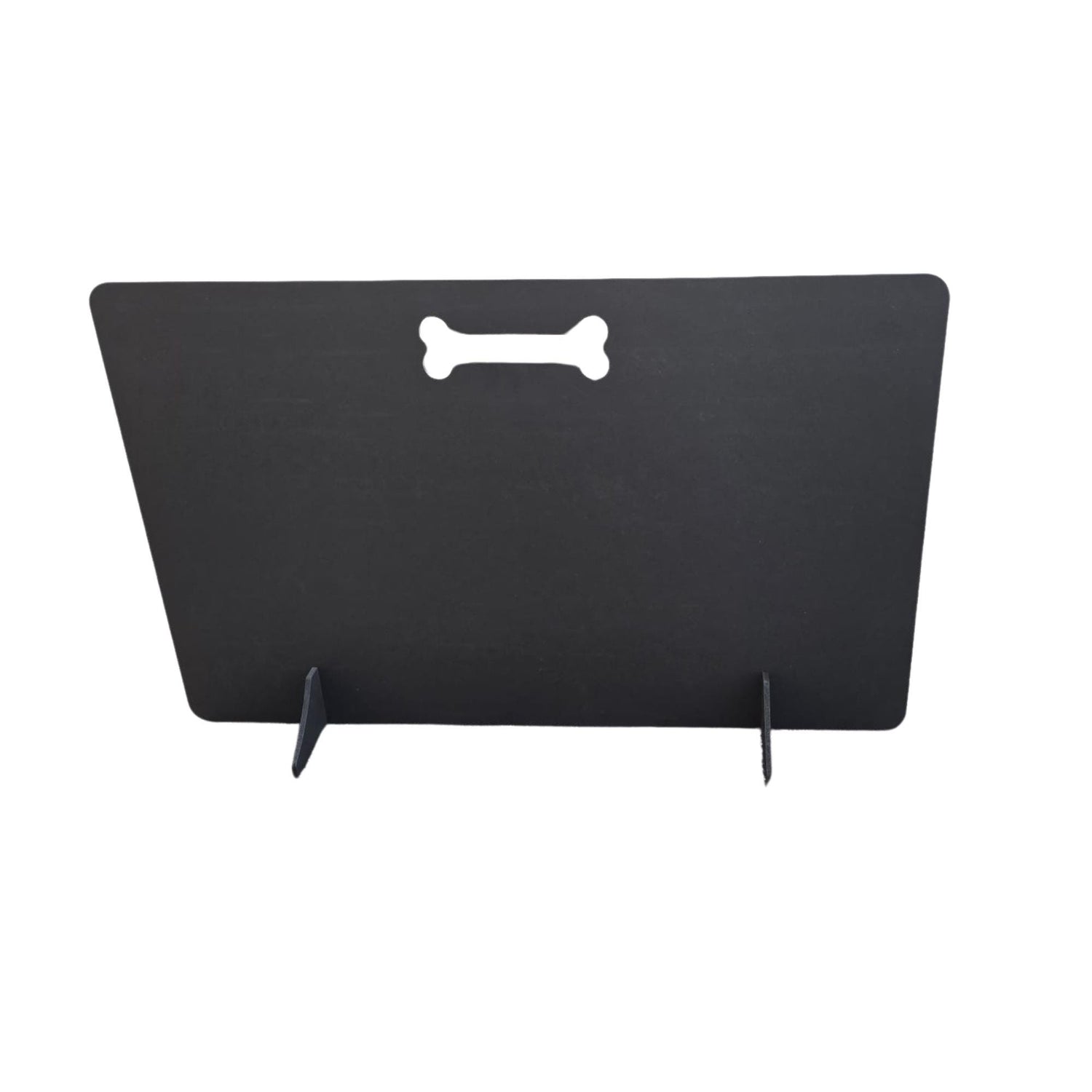 Black Wooden Dog Barrier: Portable Stair Safety Gate