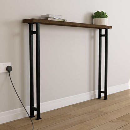 Modern Metal Table Legs for Console Table – Industrial Hairpin or Square Frame Style – Heavy-Duty Steel Legs – DIY Furniture Base