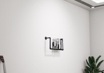 Wall Mounted Bookshelf - Pipe Design  Custom Made