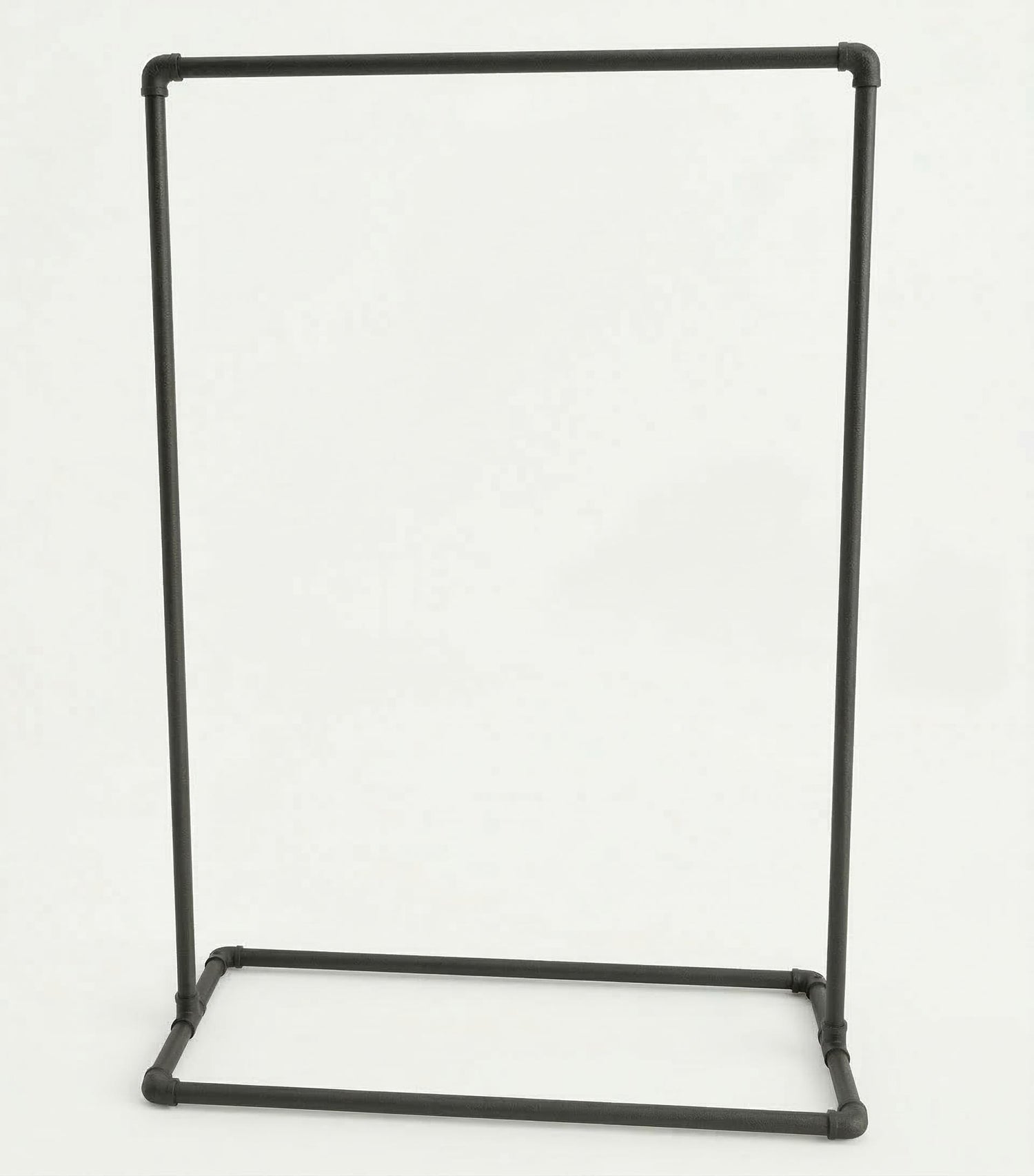 Pipe Freestanding Clothes Rail | Industrial Garment Rack with Malleable Iron Finish | Shop Display, Clothing Storage &amp; Home Decor