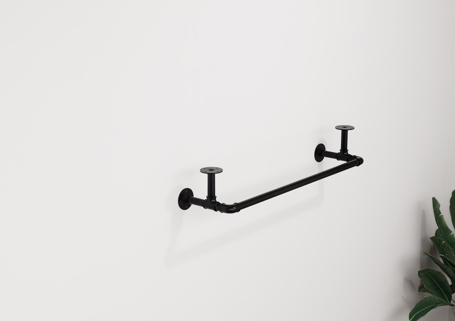 Steampunk Pipe Towel Holder with Shelf – Industrial Metal Towel Bar for Bathroom Organization, Unique Handmade Gift