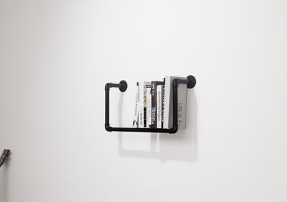 Wall Mounted Bookshelf - Pipe Design  Custom Made