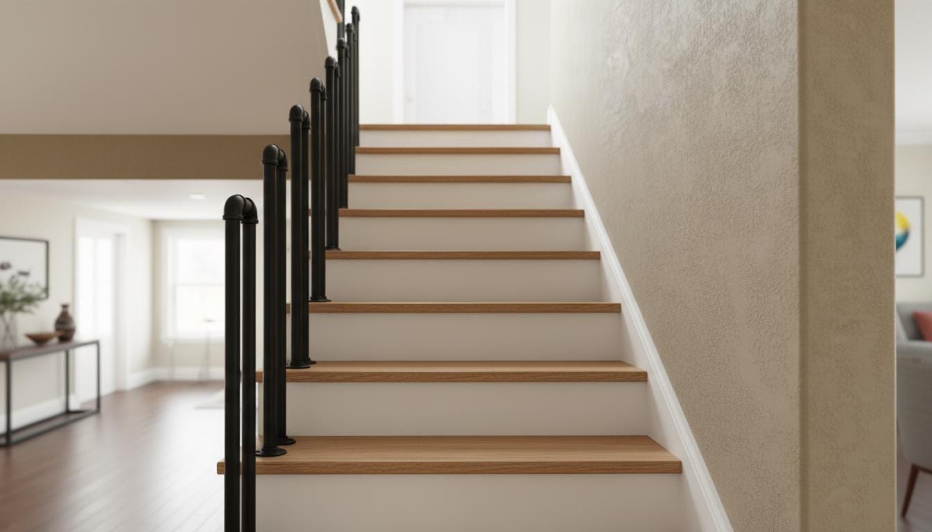 Black Steel Stair Rail |