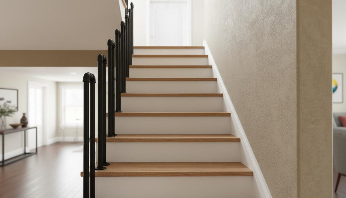 Black Steel Stair Rail |