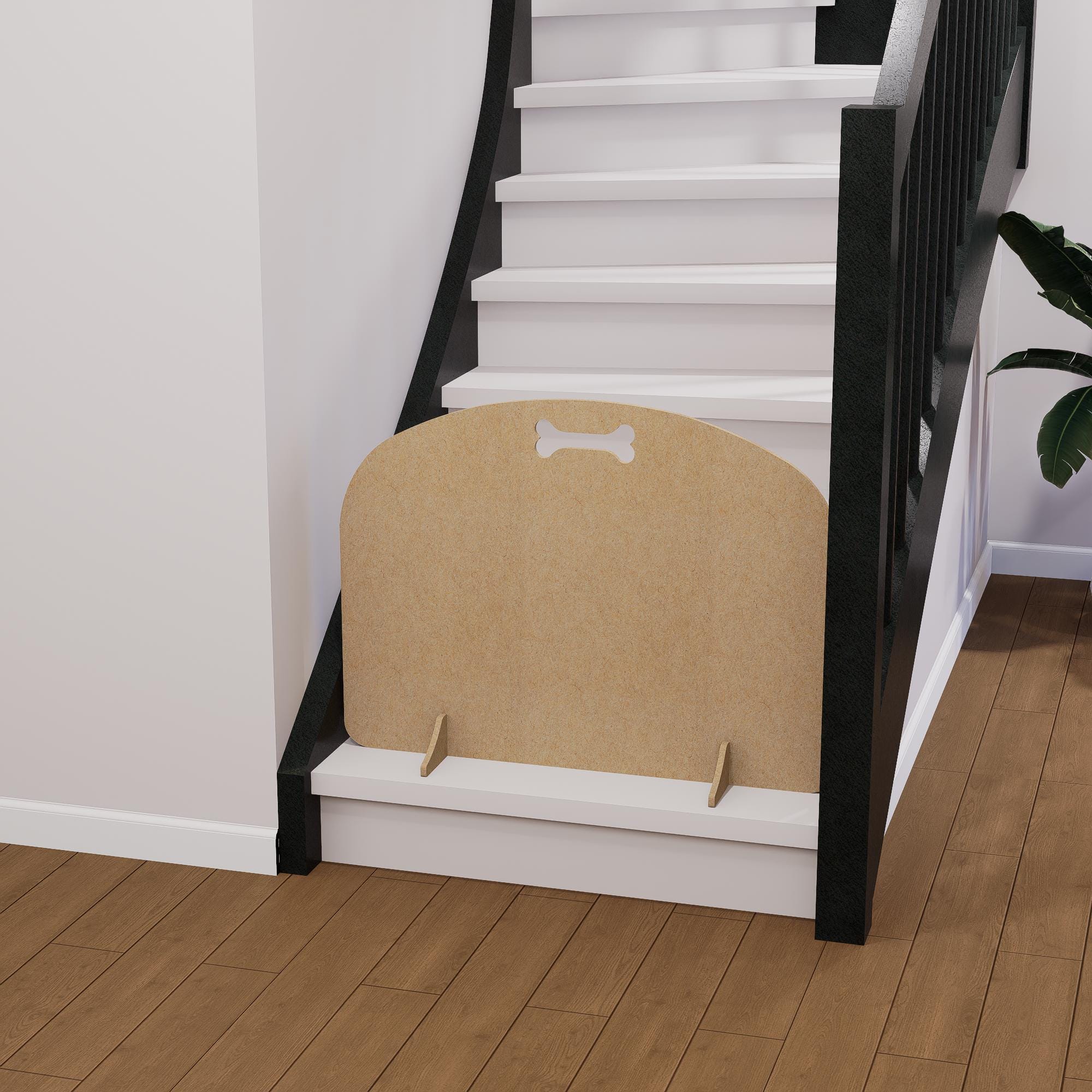 Sausage Dog Stopper – Freestanding Curved Pet Gate