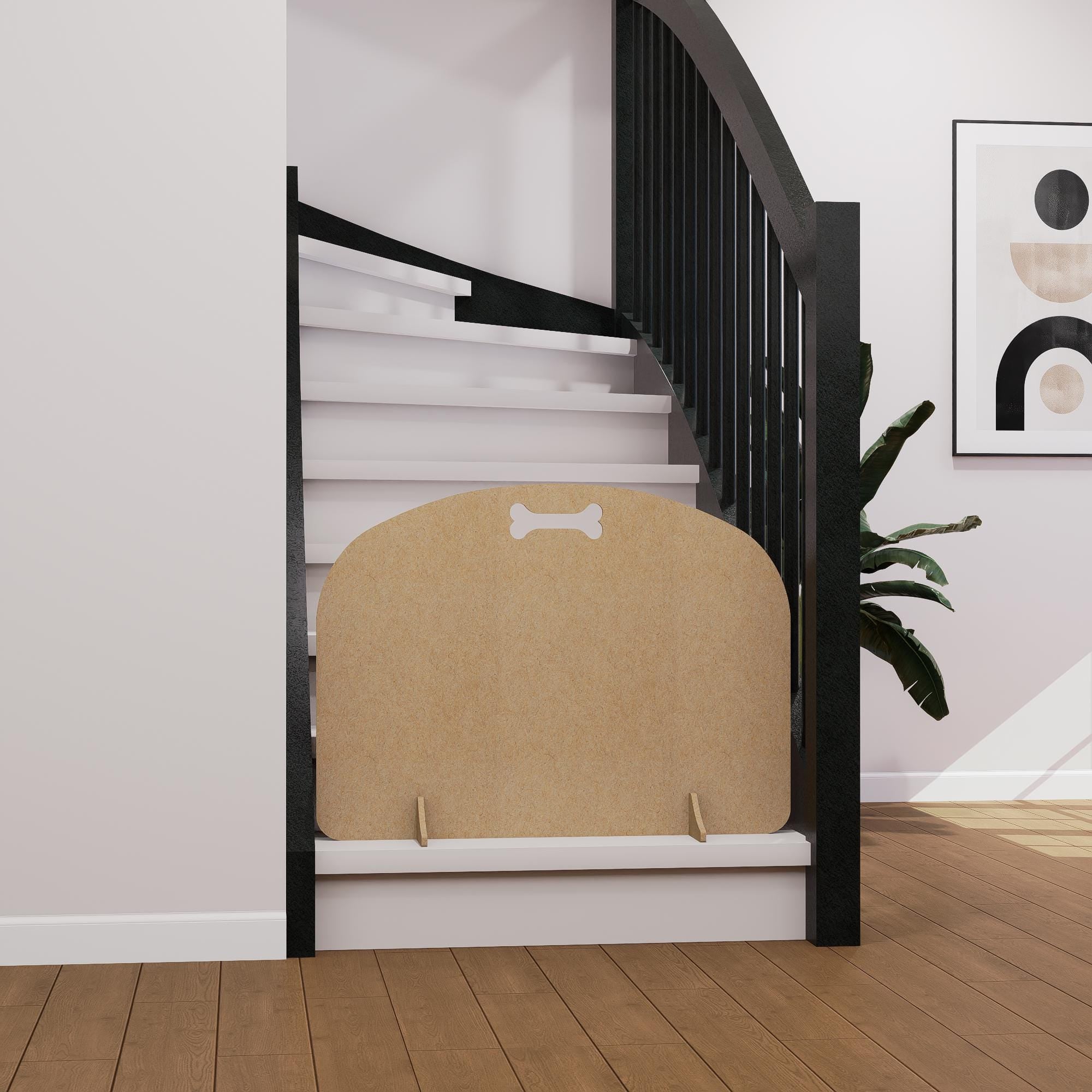 Cat Barrier Indoor – Lightweight Freestanding Gate for Doorways & Hallways, Prevents Cats from Entering Rooms – Custom Sizing
