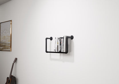 Wall Mounted Bookshelf - Pipe Design  Custom Made