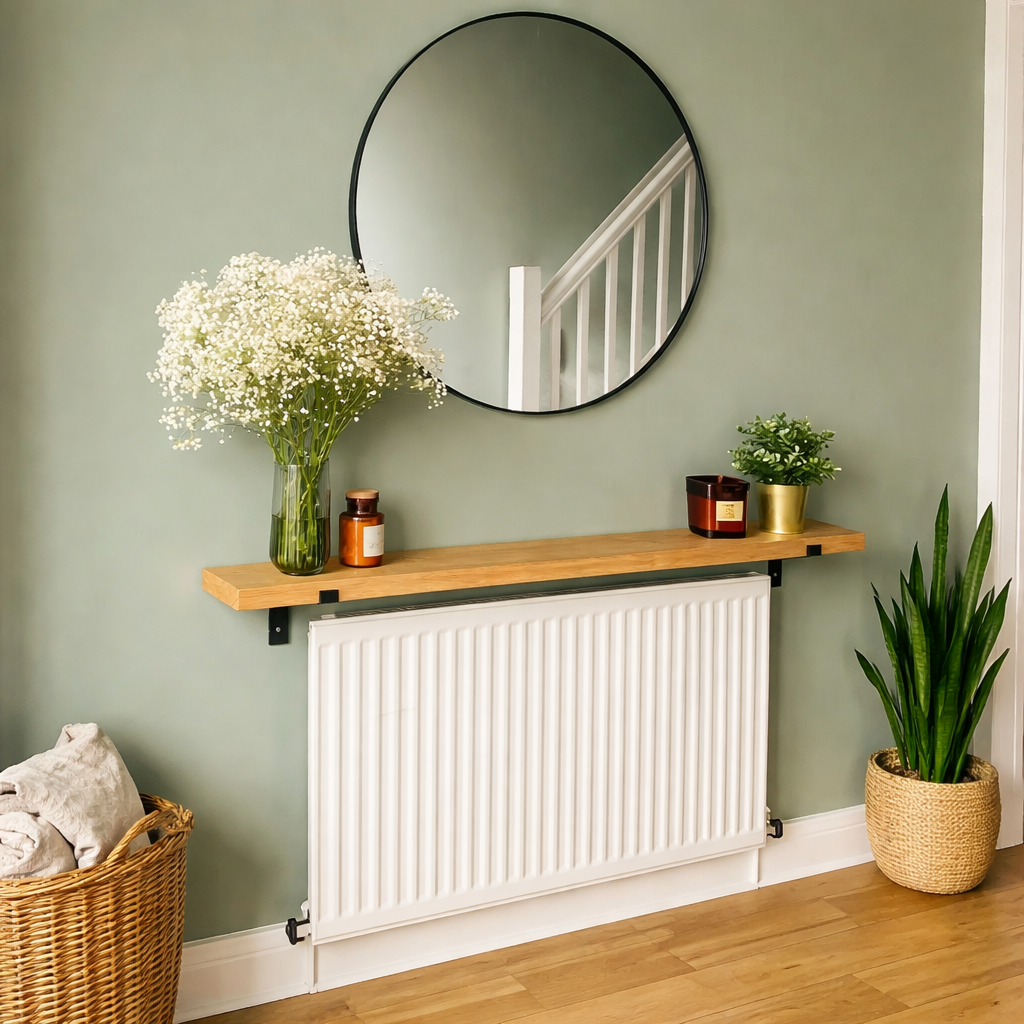 Solid Wood Radiator Shelf -