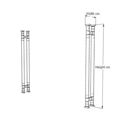 Modern Metal Table Legs for Console Table – Industrial Hairpin or Square Frame Style – Heavy-Duty Steel Legs – DIY Furniture Base