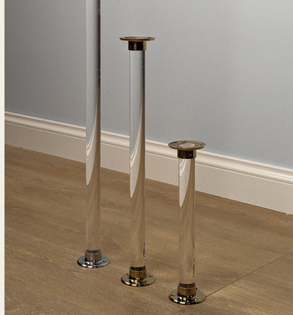 Clear Acrylic Furniture Leg: DIY Sofa Table Replacement