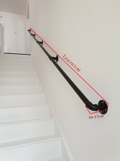 Pen Custom-Made Industrial Pipe Stair Handrail