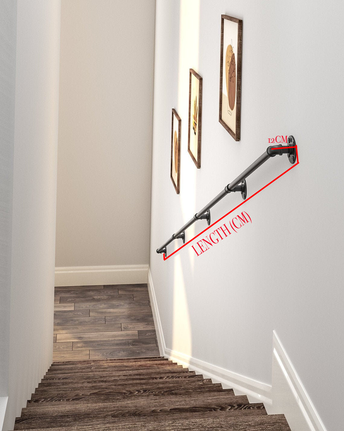 Custom-Made Staircase Banister, showcasing various design options.