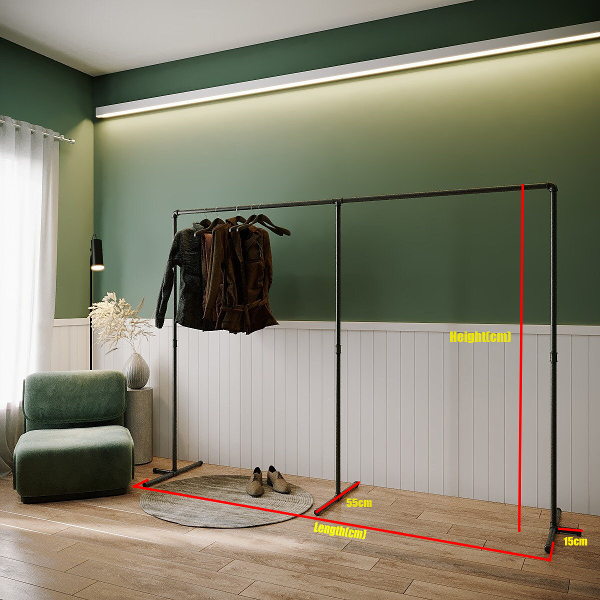 Freestanding Clothes Rail