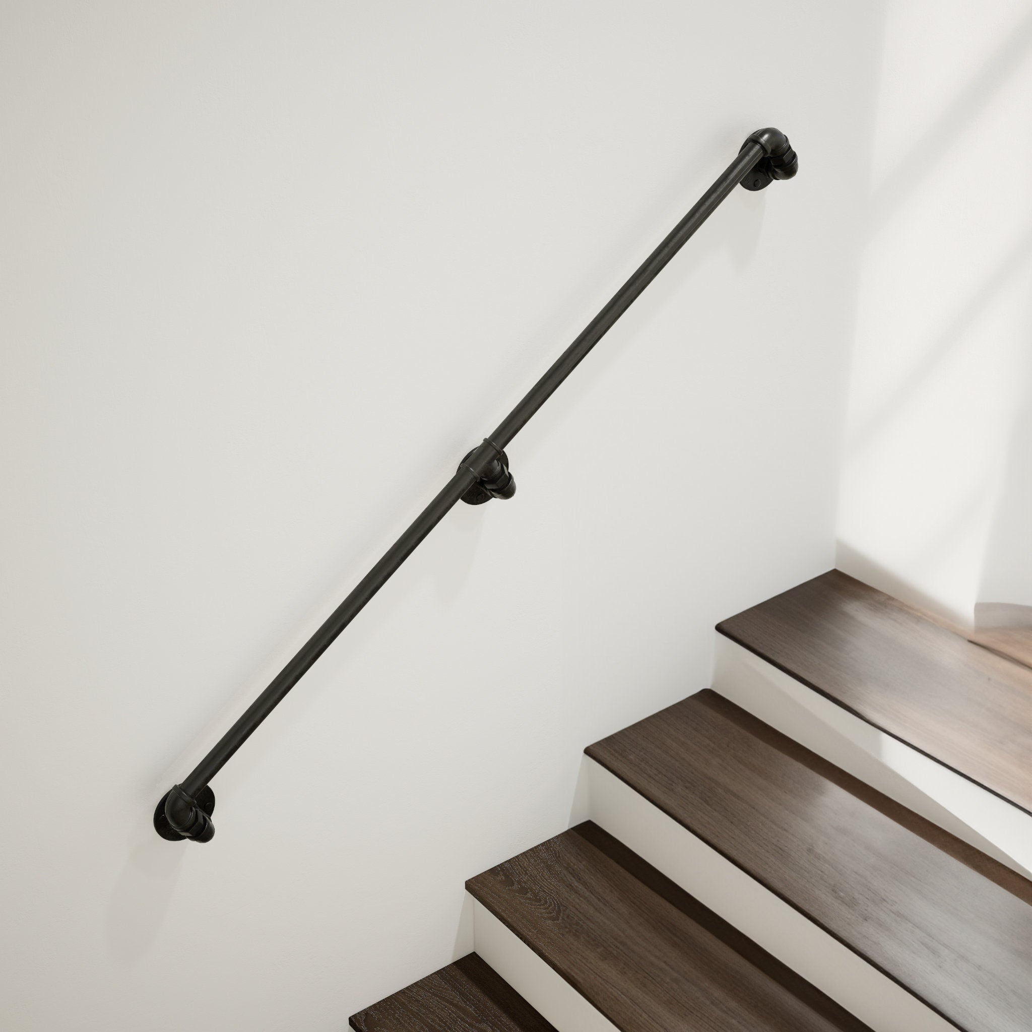 Argh Custom-Made Industrial Pipe Stair Handrail