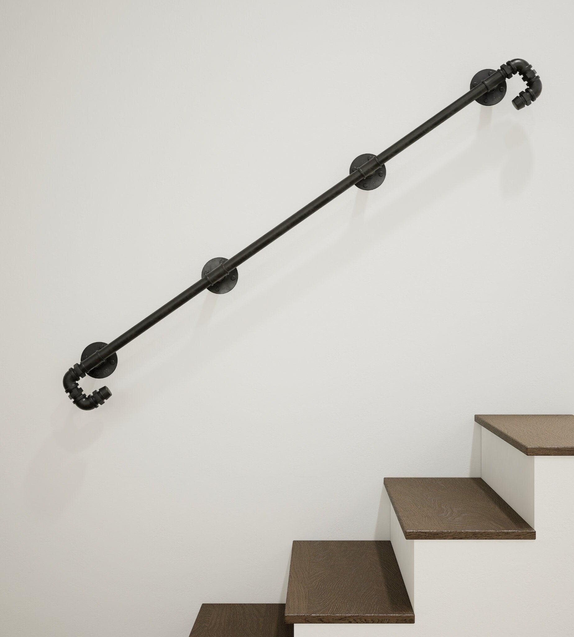 Elegant Custom-Made Staircase Banister -Staircase Rail, Stair Handrail